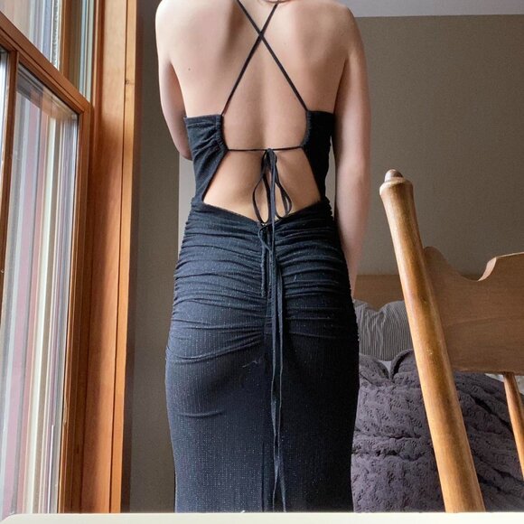 City Studios Women's Black Dress - Picture 3 of 5